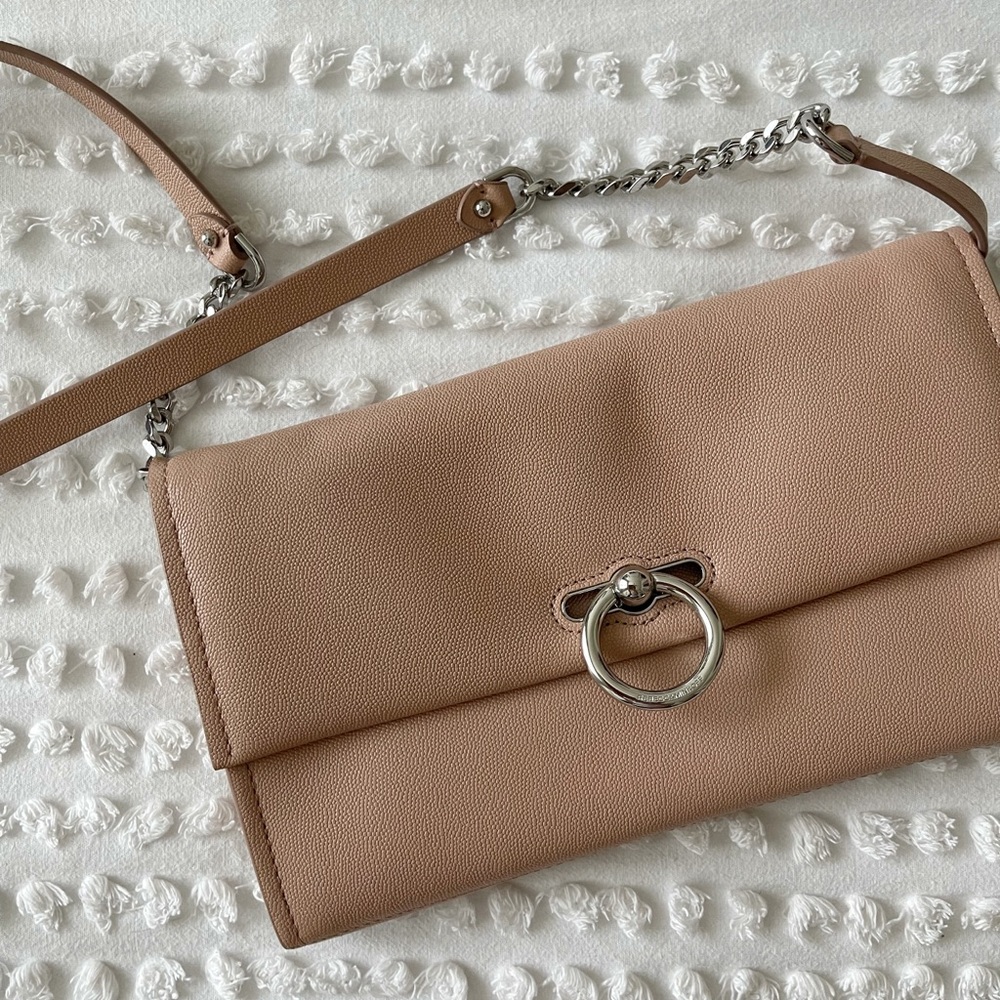 Rebecca Minkoff 🤍 Blush Wallet on a Chain
